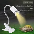 UVA+UVB Reptile Heating Light 360 Degree Rotation Clip-on Lamp Holder Turtle