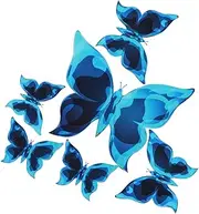 ibasenice Glow-in-The-Dark Butterfly Wall Stickers Luminous Stickers for Boys and Girls Bedroom Decor Peel and Stick Wall Decor Butterfly Room