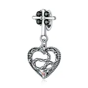 Silver plating Cross Charm Love Lasts Forever Charm Pendant Fit Women Bracelets & Bangles DIY Jewelry