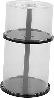 MOLUCKFU 2pcs Cd Storage Bin Empty Cd Cases Bucket Empty DVD Storage Boxes Clear DVD Case Cdrw Blank Discs Clear Bucket Dvdr Discs Blank Pp