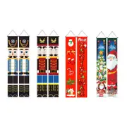 Nutcracker Soldier Door Banner Couplet Merry Christmas Xmas Decoration Ornaments