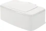 TINEASUR Portable Wipes Dispenser Button Controlled Wet Tissue Holder with Cover for Home Car Travel Storage Case for Wipes and Household Use