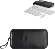 Portable Keyboard and Mouse Carrying Case Storage Bag Travel Case Protective