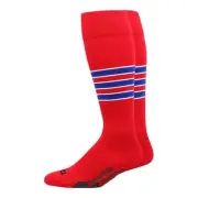 TCK Dugout Series Socks SCARLET | WHITE | ROYAL XL