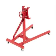 Metal Rotatable Engine Flip Maintenance Bracket Engine Stand for 1/10 RC Crawler Car TRX4 Axial SCX Red