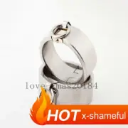 Stainless Steel Slaver Restraints Wrist Cuffs Shackle Handcuffs Anklets Manacle