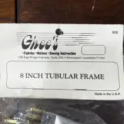 New - Ghee's 8" Tubular Frame 908 For Purse Handle- Made In The USA