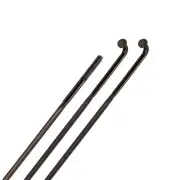 Zipp CX-Ray Black J-Bend TCS Spokes, CX-Ray J-Bend, Black, Length: 230, 3pcs