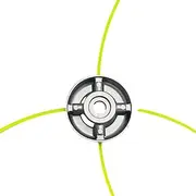 Aluminum Alloy Trimmer Heads Brush Cutter Head Replacement Part Accessories Grass Eater Head for Lawn Grassing Flower Beds