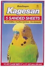 Kagesan Sanded Sheets Number 6 Red 43x28cm (17x11") 5 Pack