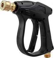 Yakamoz Short Pressure Washer Gun - 4350PSI High Power Spray Gun with M22-14mm Connector & 1/4’’ Quick Connect for Foam Cannon Car Wash