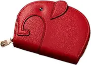[kowaku] Elephant Credit Card Wallet Organ Card Bag Practical Change Pouch for Shopping