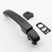 Exterior Door Handle Car, Car Door Handle Black Door Handle Replacement Kit Compatible with Master 3 Movano B NV400 2010-2020 806067794R, 806075963R, 806073022R