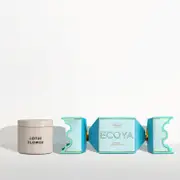 ECOYA Lotus Flower Tin Candle Bon Bon
