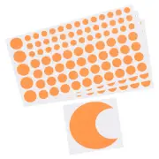 Glow in the Dark Tape Dots,0.39,0.59,0.78,3.12",252 Glow Dots,1 Moon Orange 1set