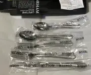 Gorham Silver Melon Bud Frosted 5 Piece Place Setting New With Lifetime Warranty