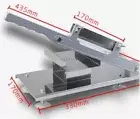 Manual Stainless Steel Beef Slicing Machine Handle Frozen Meat Slicer Vegetab ia