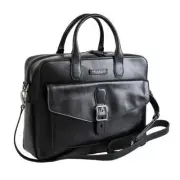 The Bridge Shoulder Bag 46333001 Laptop Bag Leather Black Man