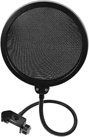 Hoement Blowout Prevention Net Rotatable Mic Filter Mask Sturdy Microphone Windscreen