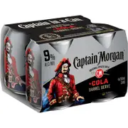 [Captain Morgan] Captain Morgan & Cola 9% Can 250ml