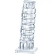 Swarovski Decoration Figurine Clear Crystal Tower Of Pisa Monument 5428010