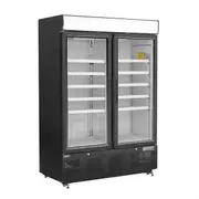 Polar G-Series Upright Display Freezer Black - 920Ltr