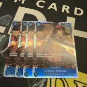 One Piece OP01-070 Dracule Mihawk Foil Playset PRB01 The Best