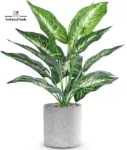 16" Small Fake Plants Artificial Potted Faux Plants Desk Plant for Home Office F