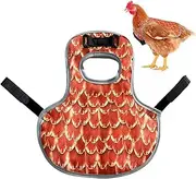Chicken Apron, Chicken Saddles for Hens, Waterproof Printed Hen Saddle Chick Vest Adjustable Aprons, Poultry Back Protection Supplies