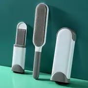 3in1 Furs Brusher Pet Hair Lint Remover Brush Self-cleaning Base & Travel Size