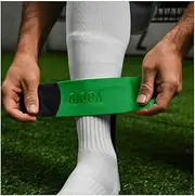 GIOCA Shin Guard Stays Elastic Panels, One Size Fits All - Green