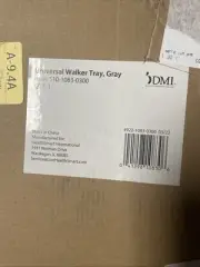 Walker Tray With Cup Holders, For Folding Walkers, Gray TRAY ONLY
