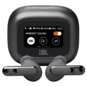 JBL Live Beam 3 True Wireless Nosie Cancelling Headphones - Black. JBLLIVEBEAM3BLK