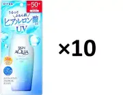 ROHTO Skin Aqua Super Moisture Gel UV Sunscreen 110g SPF50+ PA++++ 10pics