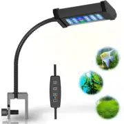 LED Aquarium Light,2-Channels Manual Timer Dimmer Planted Fish Light