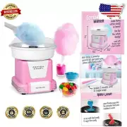 All-in-One Cotton Candy Maker – Retro Design with Flossing Sugar & Hard Candy