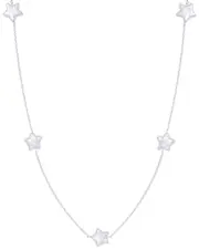 Splendid Pearls Silver 9mm Freshwater Pearl Necklace