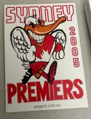 Sydney Swans 2005 AFL Premiers - Weg Art Card set (23 cards + Weg Art logo).