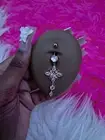 Rose Gold Belly Button Ring Dangling Cute Navel Piercings Summer Body Jewelry