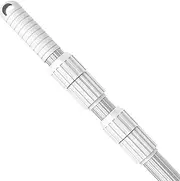 YEECHUN Professional 12 Foot Swimming Pool Pole Telescopic Aluminum Fits Pool Net Skimmer Rake Vacuum Head Brush Cleaning Equipment Heavy Duty,for Skimmer Nets, Vacuum Heads and Brushes