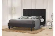 Istyle Alexis Wilt King Single Bed Frame Fabric Charcoal