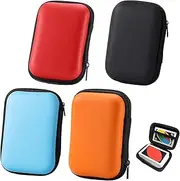 Songholee 4 Pcs Playing Card Case, Card Game Case, Card Case, Playing Cards Case, Carry Case, Playing Card Bag for On The Go, Durable and Portable Storage Box, for Standard Size