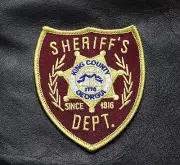 The Walking Dead King County Georgia Sheriff's Department Embroidered Patch