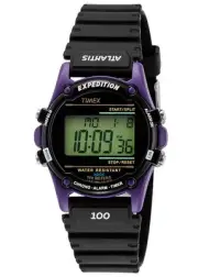 Timex Atlantis Nuptse TW2U91600 Digital Watch Resin Strap 1.57in Purple Japan