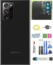Galaxy Note 20 Ultra Back Glass Cover Housing Door Replacement for Samsung Galaxy Note 20 Ultra 5G + Tools (Note20 Ultra-Mystic Black)