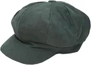 [Cool4] Feincord Balloon Hat Cord Bakerboy Hat Chemo Cap Visor Vintage A05