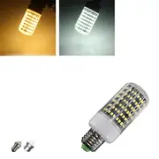 E27/B22/E14 LED Bulb 18W 1300LM 162 SMD 2835 White/Warm White Corn Light Lamp AC 220V E14 PURE WHITE