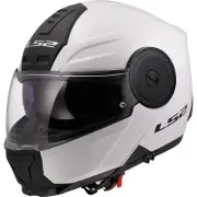 FF902 Scope II Solid Gloss White 06 Modular Helmet