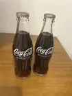 2 X Coca-Cola Glass Bottle - Full and Sealed