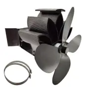 Eco-Friendly Stove Fan on Chimney for Log for Fireplace Quiet